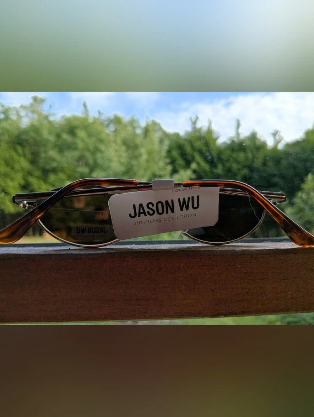 Jason Wu Metal Frame with Brown Lenses Oval Sunglasses NWT!